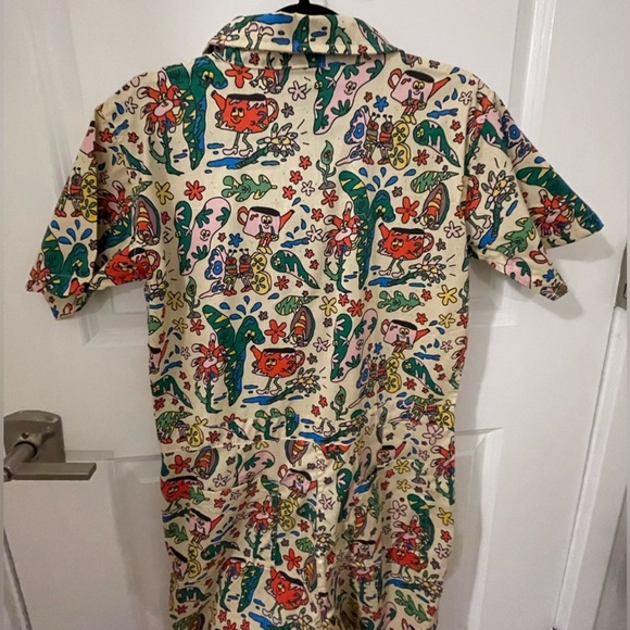 Nooworks Bug Out Print Coveralls / Jumpsuit – Size Small – NWT - Picture 5 of 7